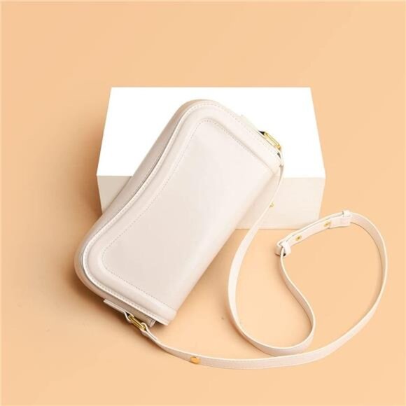 Retro Classic Shoulder Bag - Zipper Closure Clutch Tote Handbag for Women - Picture 2 of 8